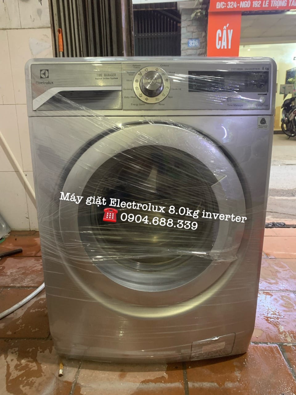 Máy giặt Electrolux EWF8024P5SB 8kg Inverter Chính hãng giá rẻ T12/21